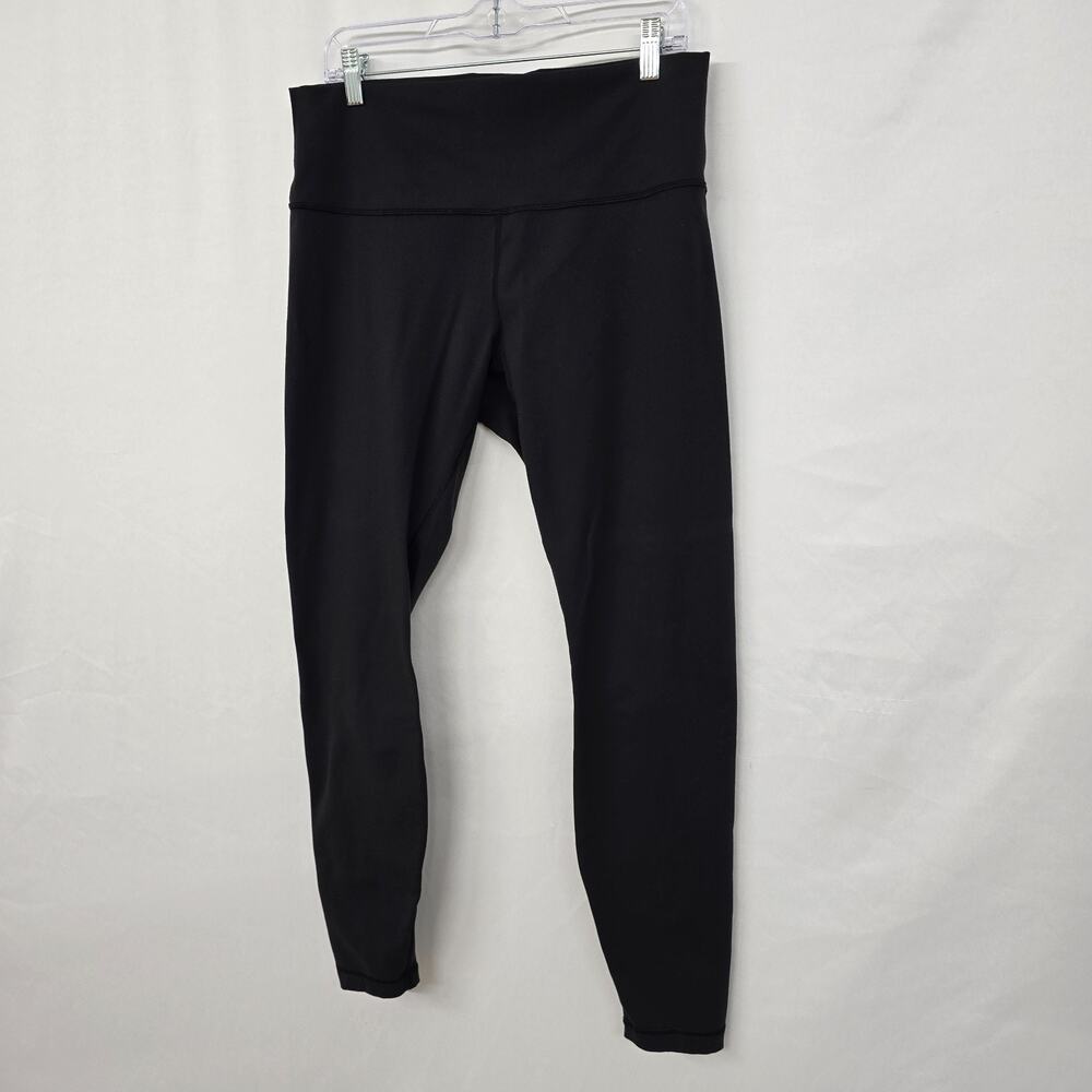 Lululemon Wunder Under High Rise Tight Full on Luon 28" Women's 14 Black - Picture 5 of 16